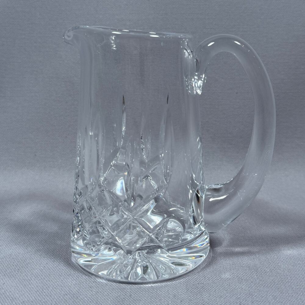 Waterford Lismore Tall Brilliant Clear Crystal Glass Pitcher 4.5”